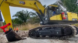 Story Line : RC Excavator Volvo & HUINA Caterpillar 1594 Making Project Pipeline