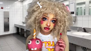 ASMR Weird Girl Comforts You at a Halloween Party (roleplay) Makeup Application
