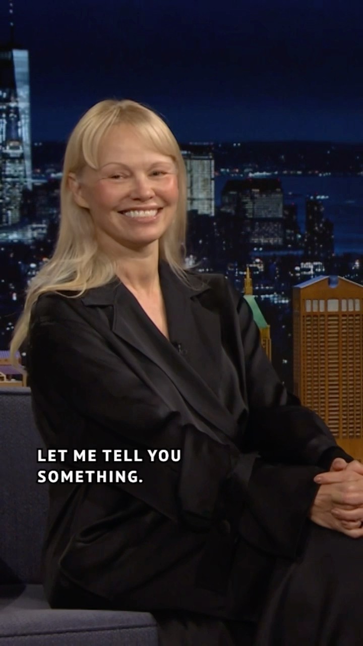 #PamelaAnderson on her role as Shelly in #TheLastShowgirl. #FallonTonight