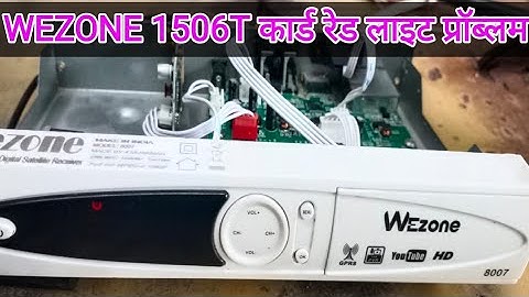 WEZON 1506T mpeg4 set top box red light problem solution