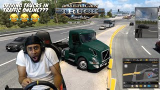 This game is HILARIOUS!!! + NEW SETUP?! - American Truck Simulator Multiplayer screenshot 4