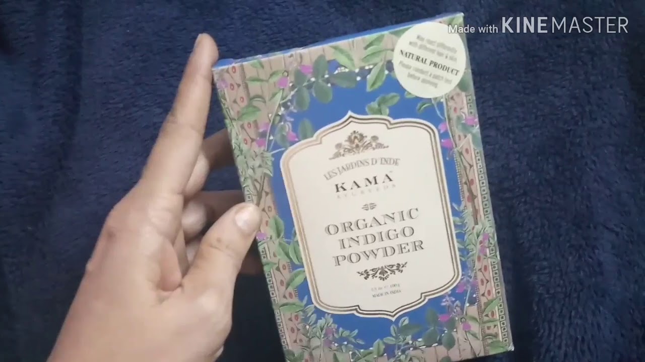KAMA Organic Indigo powder / Hair colour .. Review YouTube
