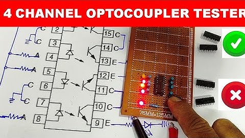 {731} How To Make Optocoupler, Opto-Isolator Tester