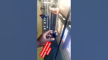 resonance and simple harmonic motion #experiment #physics