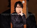 Today is Sho Hayami's Birthday.