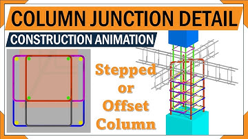 How to design Stepped column | Rebar placement  | Reinforcement details  | 3D Animation