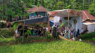 Kampung Indah, Pernikahan Viral Di Atas Sawah. Hajatan Di Pedesaan Jawa Barat Indonesia