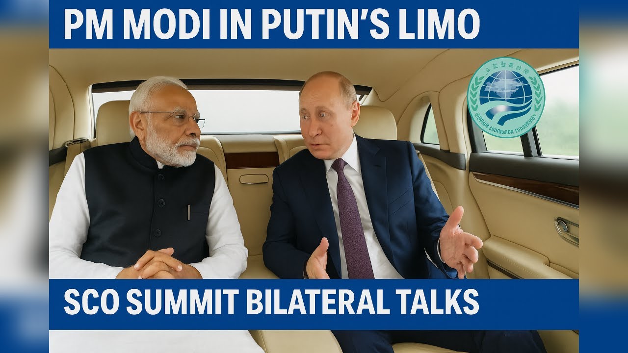 Modi Putin Meet | PM Modi & Putin Bilateral Talks at SCO Summit