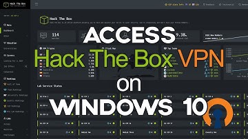 Access Hack The Box VPN on Windows 10 using openVPN