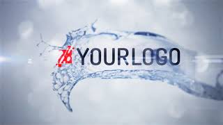 water logo reveal