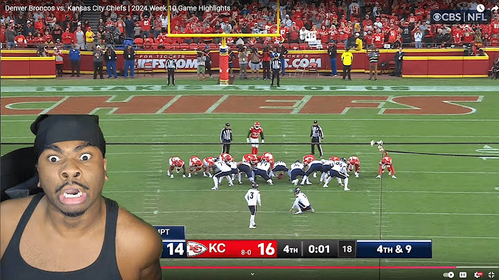 NOOOO!!!!  Denver Broncos vs. Kansas City Chiefs | 2024 Week 10 Game Highlights