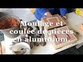 Moulage et coulée pièces en aluminium.