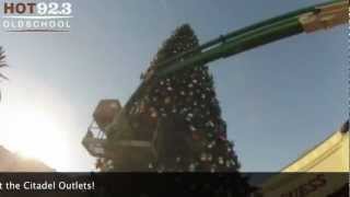 HOT 92.3: The Citadel Outlets Tree Decorating Time Lapse