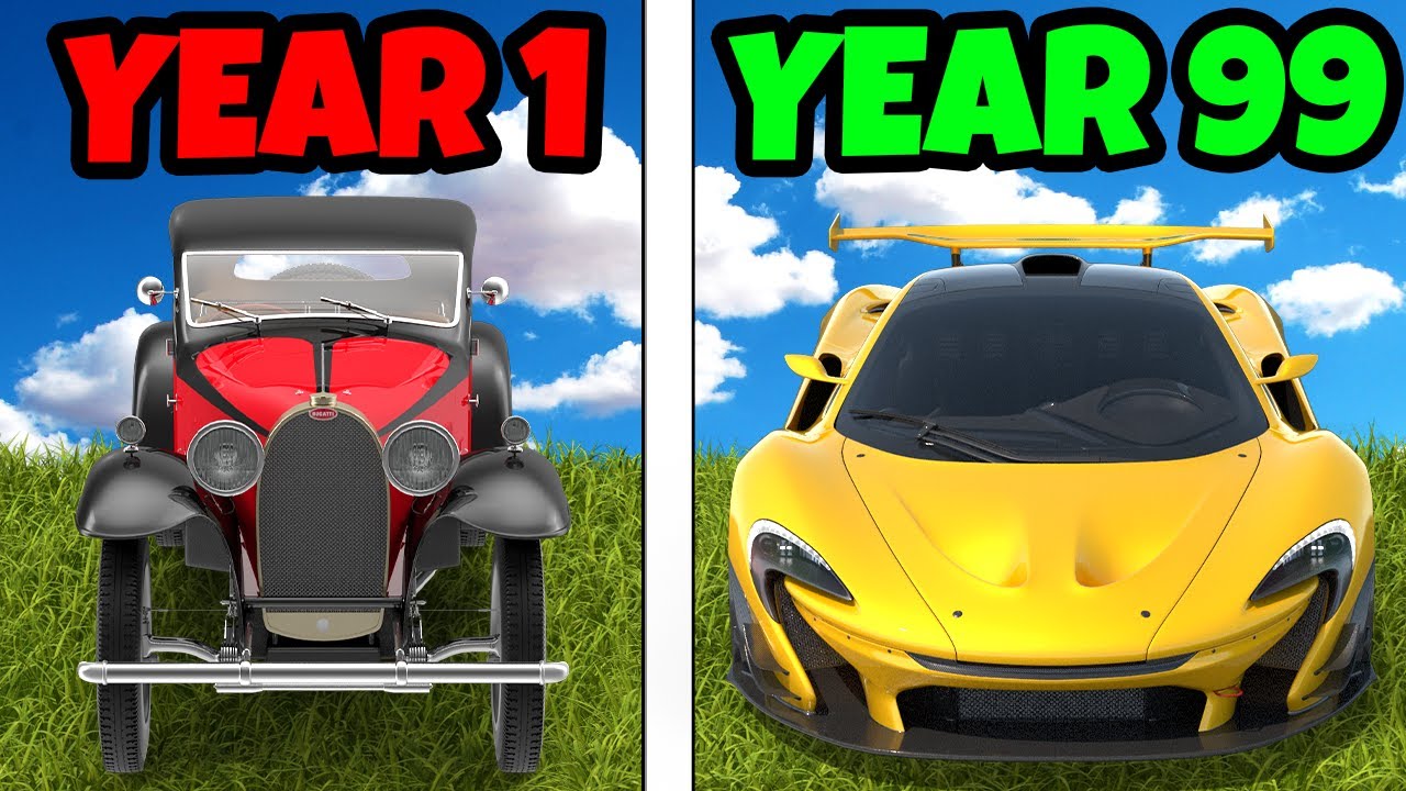 ⁣I Evolved My Car From OLD to NEW in WEIRD Mobile Games on The App Store!