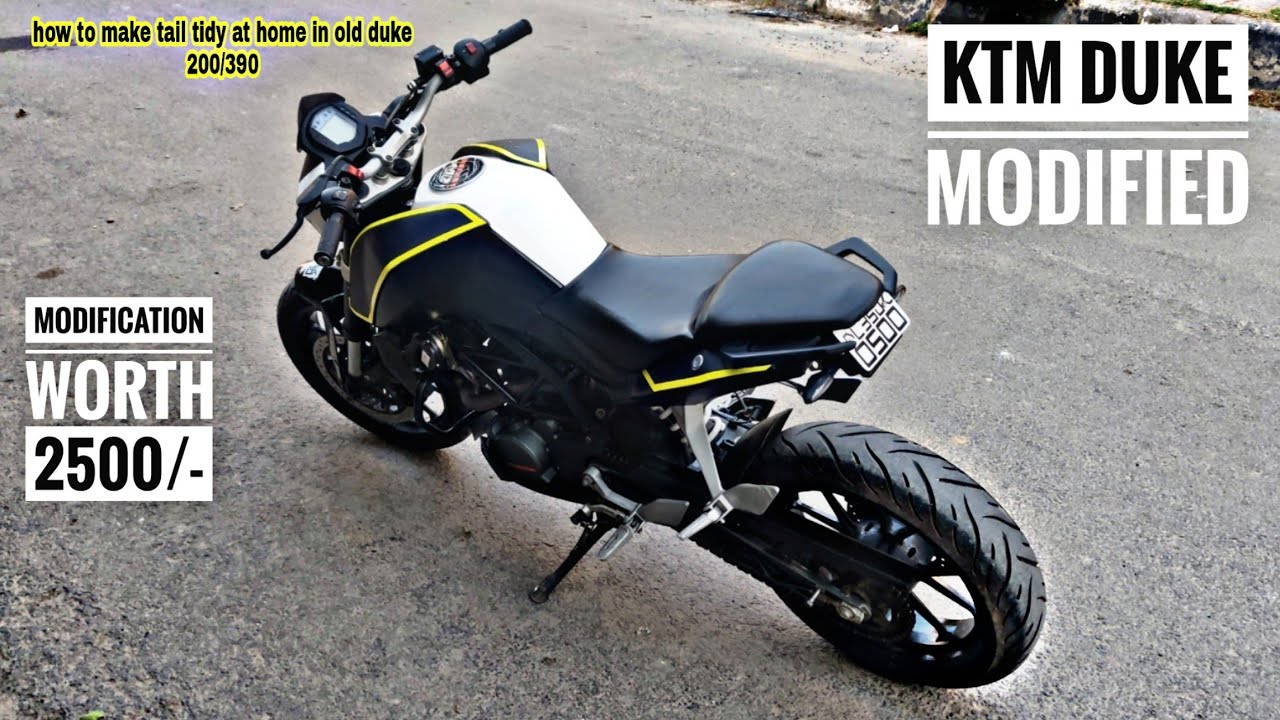 KTM Duke 200/390 Modified Custom Wrap 