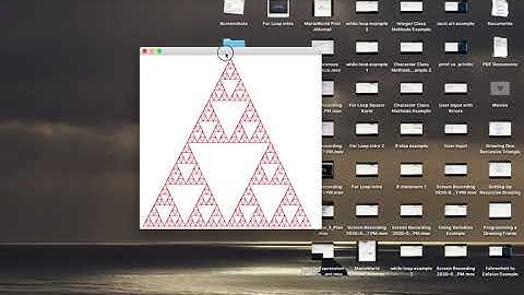 Finishing the Recursive Triangles