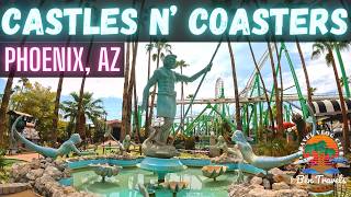 We Went to Castles N Coasters in Phoenix Arizona | Best Arcade in America? | Best Mini Golf Course 🌵