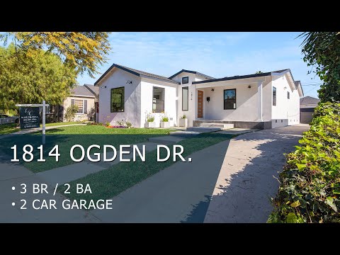 1814 OGDEN DR., Los Angeles, CA home video tour