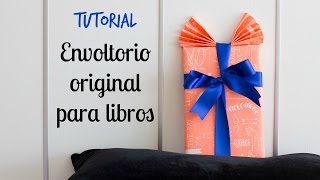 Cómo envolver libros de forma original