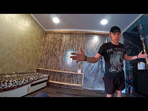 Стена из реек! Мойка высокого давления DEKO 150. Строю дачный дом!