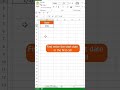 Excel tips and trick for interview #exceltech #exceltutorial #exceltips #trending #studytonight