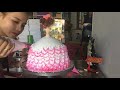 Bánh kem hình búp bê siêu dễ thương - Make a cute doll cake pie