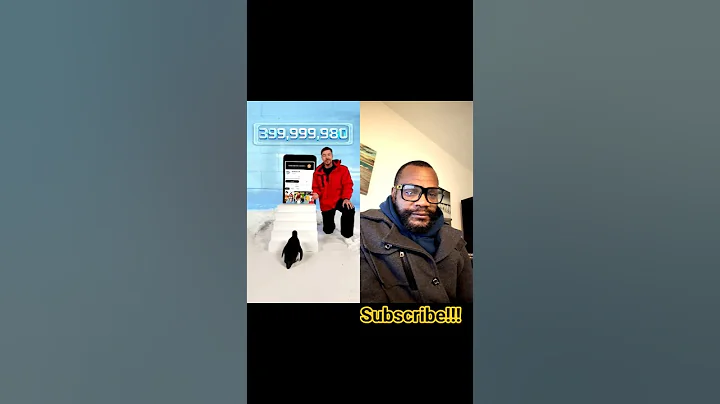 Can I Teach a Penguin To Subscribe? #mrbeast #duet #shorts #animals #subscribe