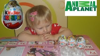Распаковка Kinder Surprise Animal Planet, животные Распаковка Kinder Surprise Animal Planet, животные