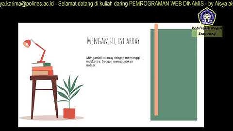 Belajar Array dalam PHP untuk pemula- Pemrograman Web Dinamis