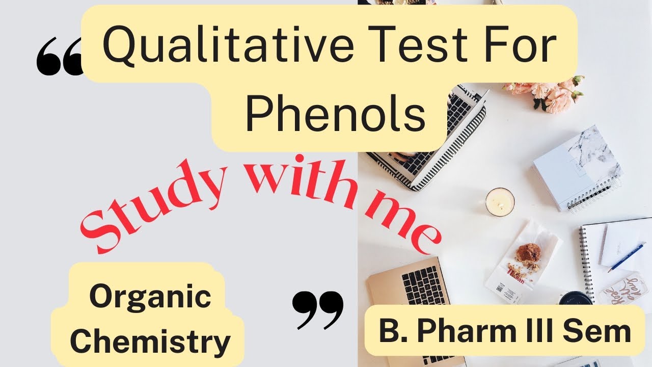 Organic Chemistry Qualitative Test For Phenols தமிழ் YouTube