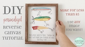 Easy DIY Reverse Canvas Tutorial