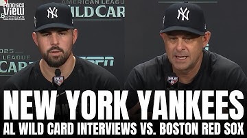 Carlos Rodon en Aaron Boone bespreken Alex Cora Respect, Yankees seizoen 2025, Red Sox WC Series