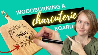 How to Wood Burn Using Carbon Paper Tracing #diy #woodburning 