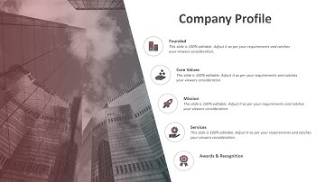 Company Profile PowerPoint Presentation Template | Kridha Graphics