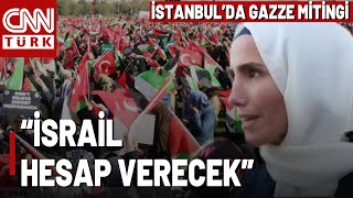 Türkiye Gazze İçin Meydanlarda Sümeyye Erdoğan Zulme Karşı Durmak Zorundayız