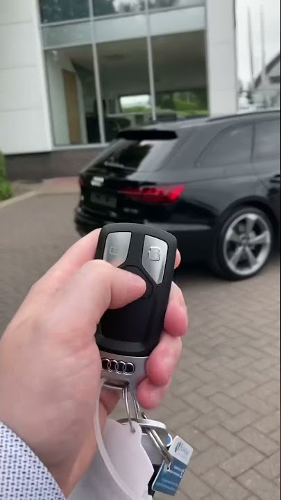 Check out the boot space on this brand new Audi A4 Avant Black Edition