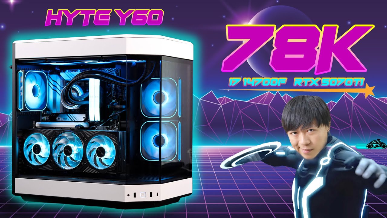 HYTE Y60 BLACK/WHITE สเปคพร้อมลุยทุกงาน!! ?✨ INTEL CORE i7 