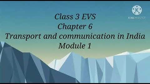 Class 3  EVS  Chapter 6  Module 1
