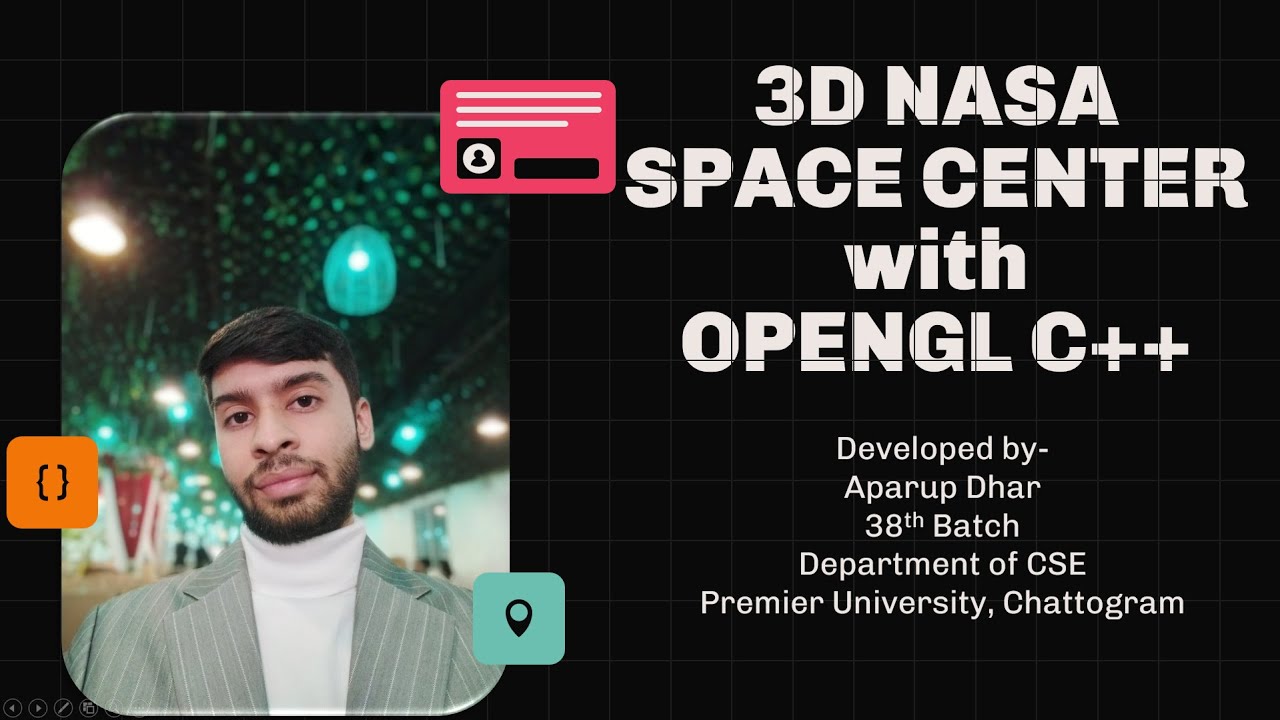3D NASA Space Center | Computer Graphics | CG | OpenGL C++ | Aparup ...