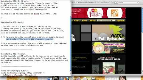 XSS Tutorial: Understanding XSS