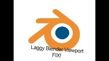 blender choppy / laggy viewport fix!