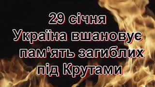 заставка футаж Крути / день пам’яті героїв Крут / 29 січня