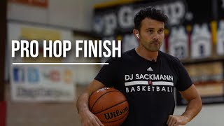 Pro Hop into inside hand finish w/ DJ Sackmann | HoopStudy Basketball