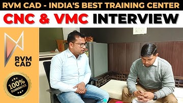 देखिए CNC VMC PROGRAMMING INTERVIEW | Interview Questions | Mechanical Engineering | RVM CAD