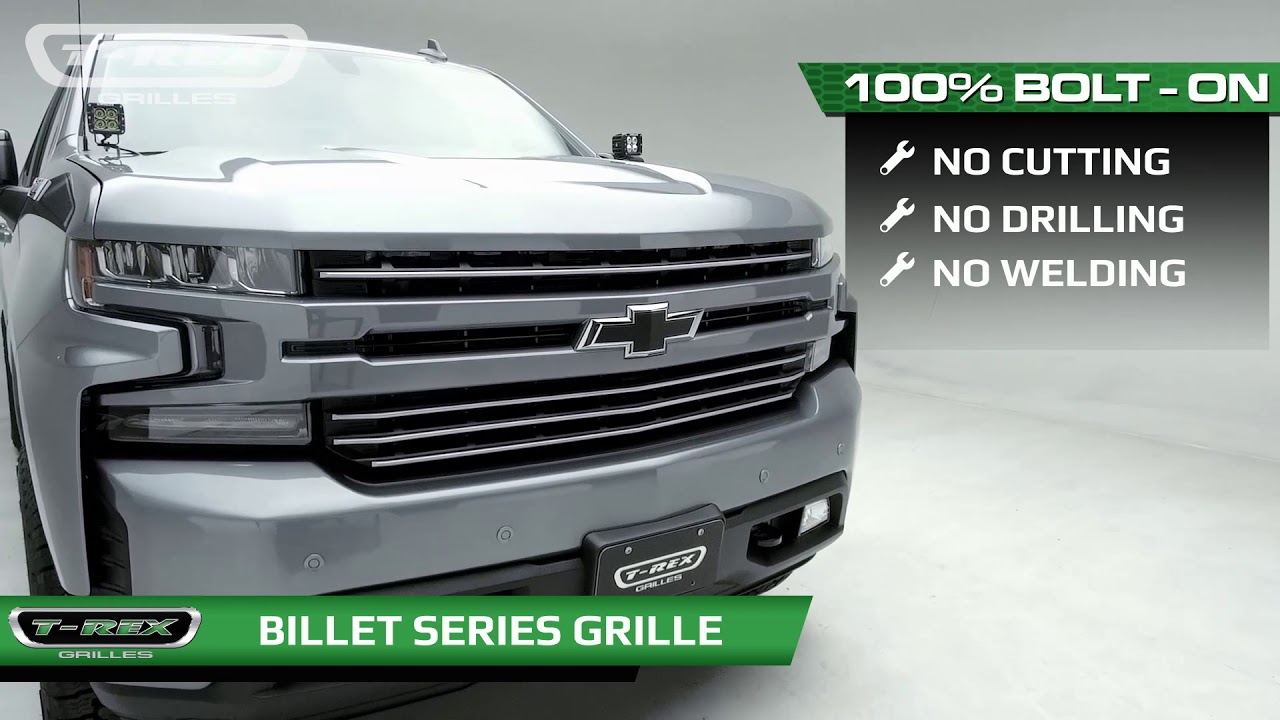 2019 Chevrolet Silverado Billet Series Grille - YouTube