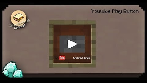 ✔ Minecraft: How to make a Youtube Play Button Award