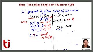 Time Delay using 16 bit counter