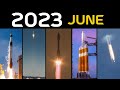 Rocket Launch Compilation 2023 - June | Go To Space