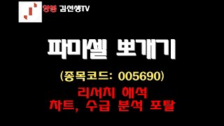 파미셀 뽀개기  [주가전망 및 종목진단]