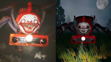 Playing Choo Choo Charles Nightmare mode in PC vs Playing Choo Choo in Mobile | Horror Gameplay